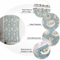 thumbnail image 4 of Shower Curtain Beach Starfish Shower Curtains for Bathroom Decor Coral Seashell Conch Retro Shower Curtain Sets with Hooks Waterproof Fabric Bath Curtain Extra Long 72" X 84", 4 of 5