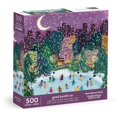 thumbnail image 1 of Good Puzzle Co. 500-Piece Joy Laforme Merry Moonlight Skaters Cardboard Jigsaw Puzzle, 1 of 2