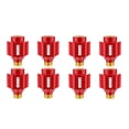 thumbnail image 1 of 8 Piezas [Dientes de Aluminio de Color Cobre] Calentador de Agua Eléctrico de Pared Anti-Eléctrico Accesorios para Calentadores de Agua Domésticos Rojo, 1 of 5