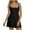 Black, variant on biudgviw Workout Rompers for Women Spaghetti Strap Square Neck Athletic Tennis Jumpsuits One Piece Flowy Summer Outfits