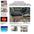 thumbnail image 2 of Auto Console Covers- Fits the Chevy Silverado's 2014-2018 (All models and trims with front bucket seats) Center Console Armrest Lid Cover Fleece Fabric -Tan, 2 of 2