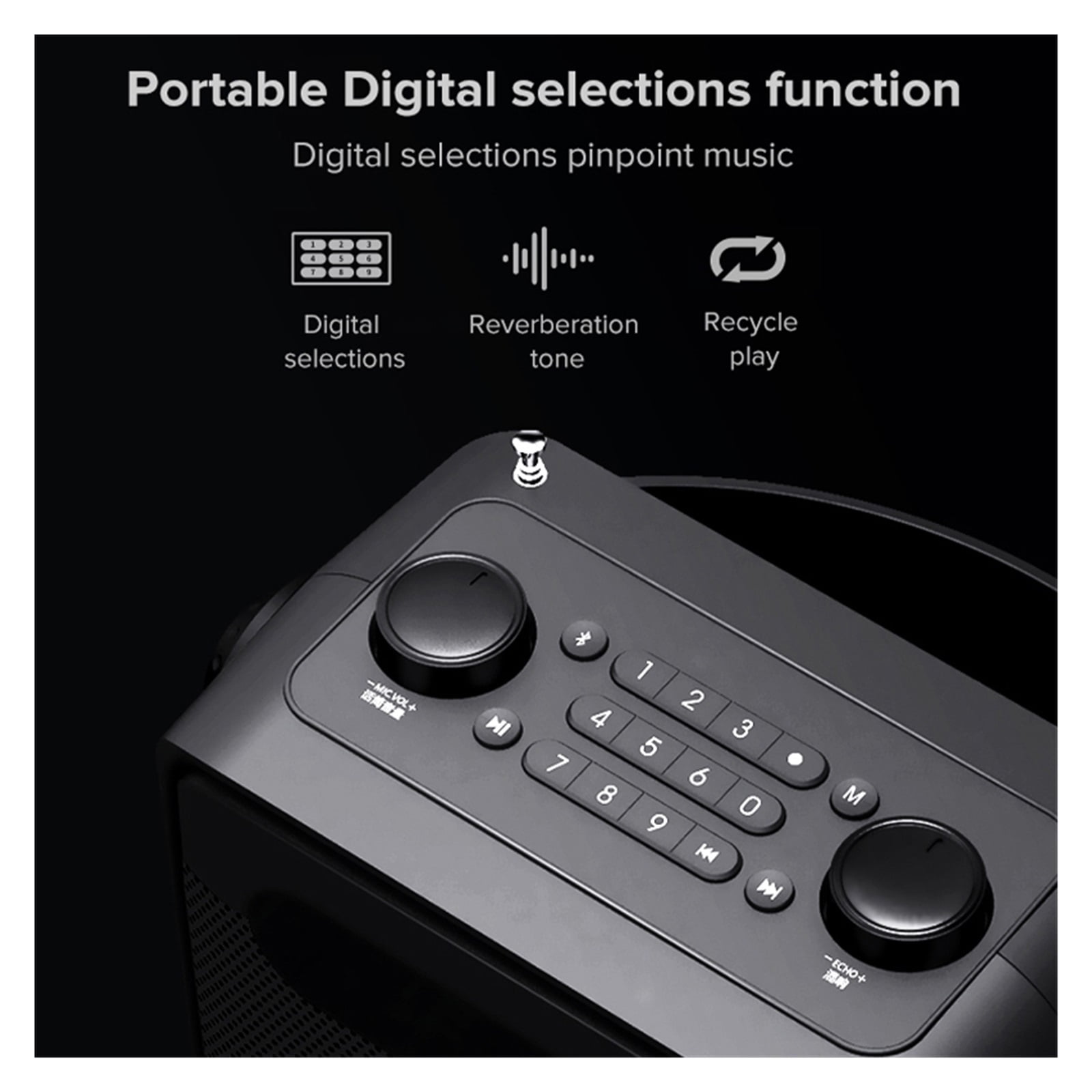 Speaker H8 Portable Voice Amplifier Wireless Mic Audio Recording FM Radio AUX USB TF Card Loudspeaker ,Powerful Voice Amplifier