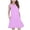 D10-Purple, variant on Ulitacool Girls' Dresses Summer Sleeveless Sundress Crewneck Solid Color Gown Fashion Clothes 13-14 Years Purple