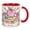 Red, variant on Agiufgs Teacher Gift Mug 11 Oz, with Apple and Books Design, for Teacher Appreciation or Retirement Setup and Daily Use, Pink