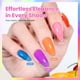 thumbnail image 3 of Set de esmaltes de uñas Beetles Jelly Gel, 6 colores, 15 ml, Summer Neon, 3 of 8