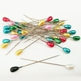 thumbnail image 2 of 288pcs Sewing Teardrop Shaped Pearl Locating Stainless Steel Sewing (Colorful), 2 of 8