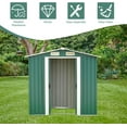 Kinbor 6' x 4' Outdoor Steel Garden Storage Utility Tool Shed Metal