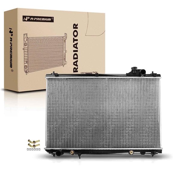 A-Premium Engine Coolant Radiator Assembly with Transmission Oil Cooler Compatible with Lexus RX300 1999 2000 2001 2002 2003, Automatic Transmission, Replace# 1640020130, 8012272