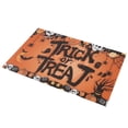 thumbnail image 1 of Almohadilla aislante para platos de cena con patrón de mesa de Halloween, para decoración de mesa de comedor con ambiente de fiesta familiar de Halloween - Juego de 3, 1 of 5