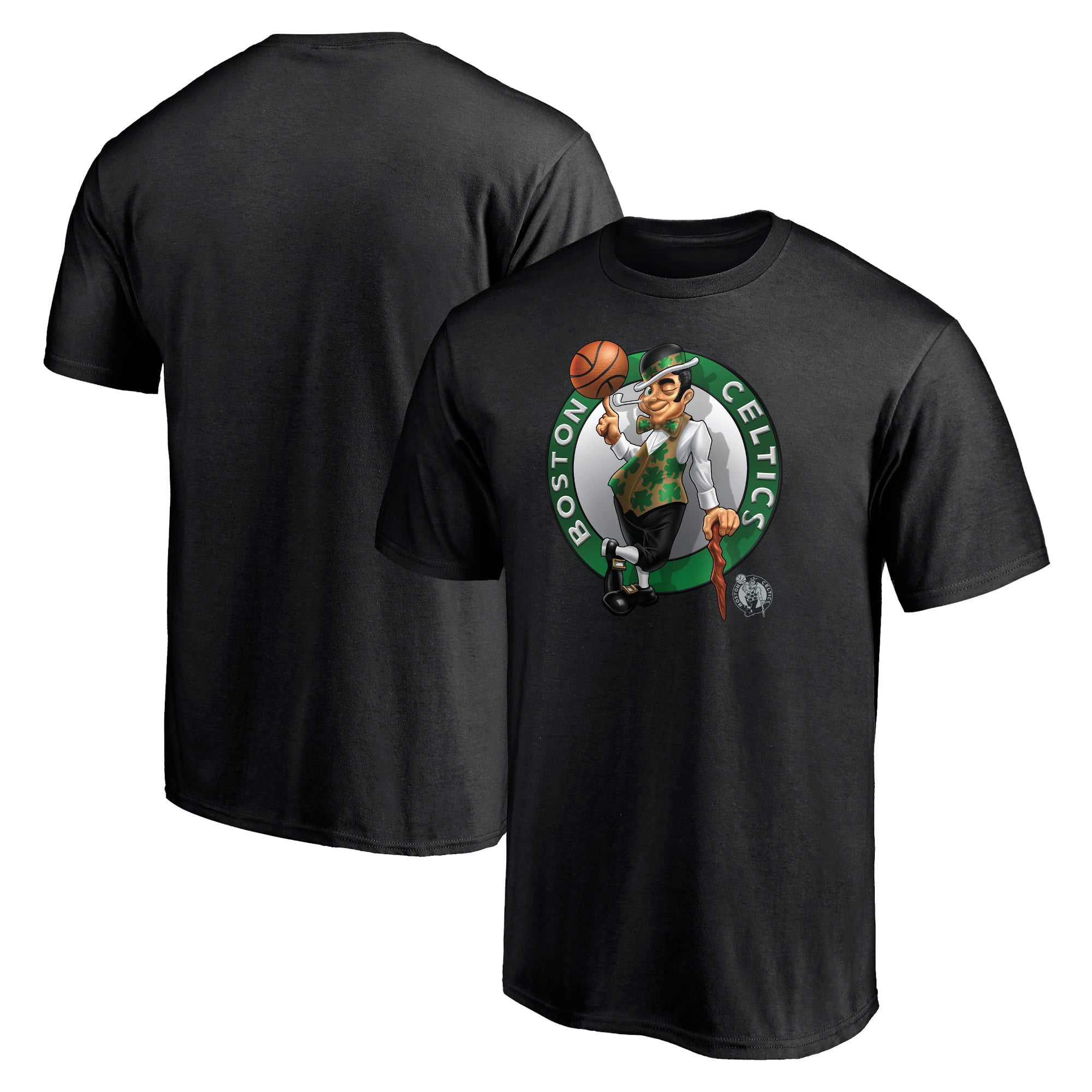 Fanatics Boston Celtics Fanatics Branded Midnight Mascot Team T Shirt Black Walmart Com Walmart Com