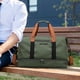 thumbnail image 3 of Bolsa De Lona Bolso de lona para equipaje de viaje, bandolera de fin de semana húmedo y seco de gran capacidad (verde), 3 of 5