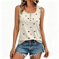 thumbnail image 3 of IMENGL Women's Tank Tops Soft Dresses Long Sleeve Dresses V Neck Printed Long Dress Casual Sleeveless Slim-Fit Camisole for Women,M-XXL, 3 of 7