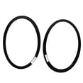 thumbnail image 3 of par de anillos embellecedores de faros delanteros 51137300631, color negro brillante, práctico anillo embellecedor de bisel de faros de repuesto para Cooper Hatchback de 5 puertas F55, 3 of 5