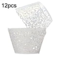 thumbnail image 5 of Naierhg 12X Wedding Birthday Baby Shower Filigree Vine Decor Wraps Cupcake Cases, 5 of 8