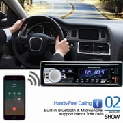 Single Spindle Short Dual USB Car Bluetooth MP3 Player Red Light Model 521