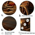 thumbnail image 3 of Designart "Horizon With An Old American Cart In Texas" Old American Cart Floater Framed Wall Art Prints, 3 of 5