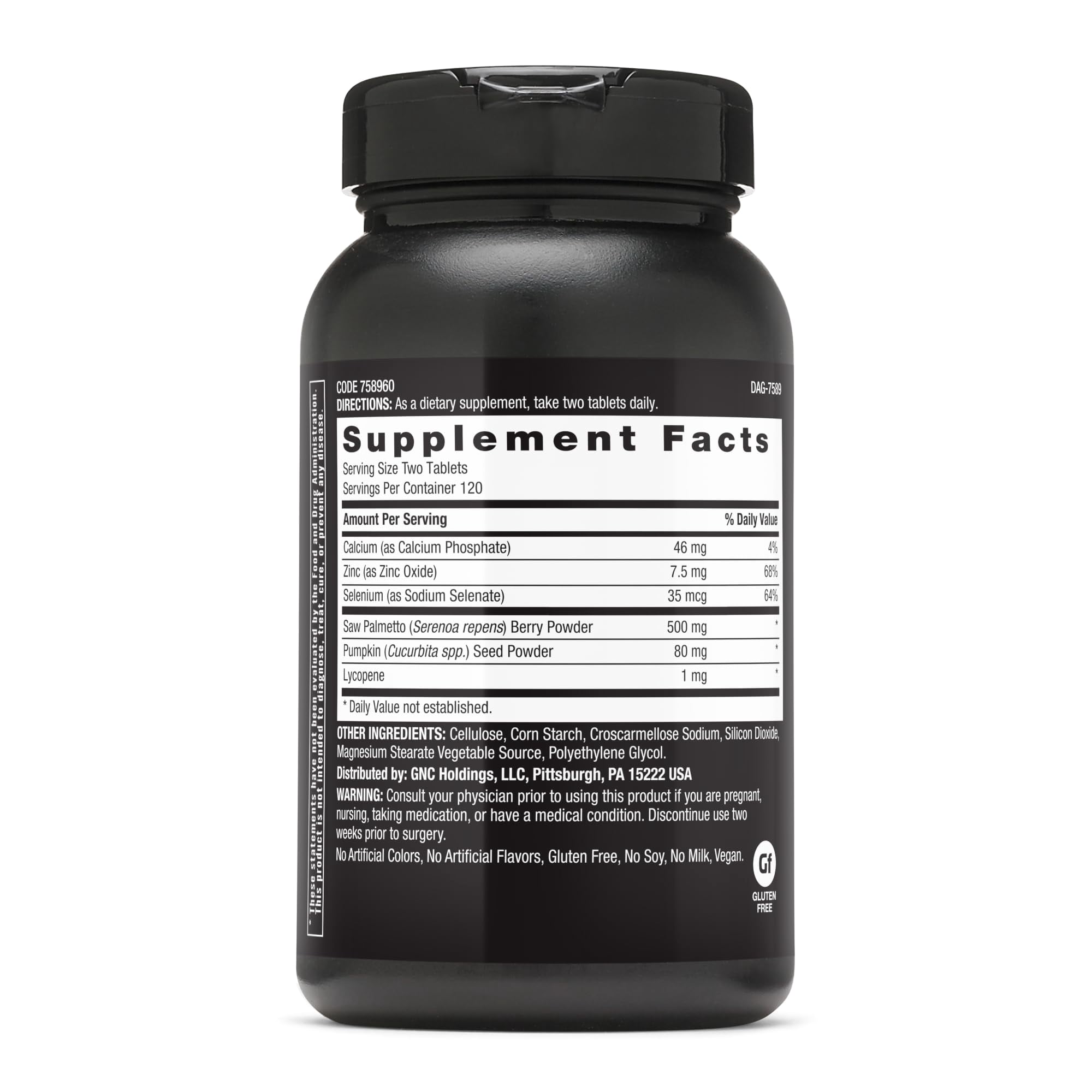 GNC Mega Men Saw Palmetto, Support for Healthy Hormone Levels, 240 Tablets