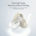 thumbnail image 4 of Fnochy Bluetooth Headset, Single Ear BT5.3 Ultralight Wireless Headphone Cell Phone Earpiece Ear Clip with Mic, Noise Canceling Handsfree Driving Earbud for Smartphone (Gray), 4 of 6
