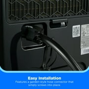 Midea Universal Dehumidifier Drain Hose, Adjustable Cord Length 6.5-feet Max, Black, 1 Piece Pack, Model MAADH02