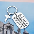 thumbnail image 3 of First Communion Gifts for Girls Fathers Day Christian Keychain for Male Female Inspirational Key Tags for Teen Boys Girls Birthday Christmas Easter Thanksgiving Baptism Gift for Faith Him Her, 3 of 7