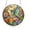 A005- Clear (E), variant on 10 Inch Acrylic Puzzle Suncatcher Stained Glass Decor Round Wall Decor Lighthouse Floral Window Hanging Art for Home Decor Housewarming Decorations 1 Pack