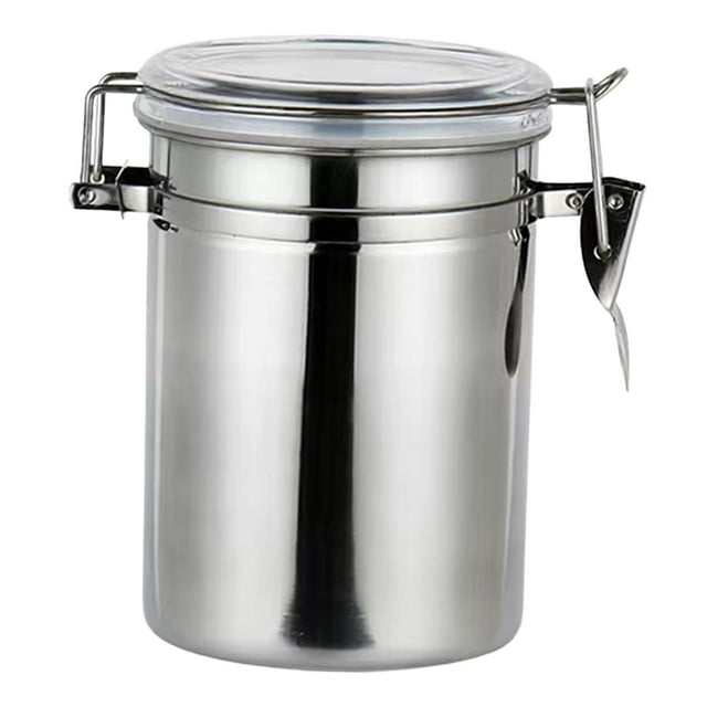 yuksok Coffee Bean Container Multipurpose Tea Sugar Canister for Candy Cereal Salts 1800mL