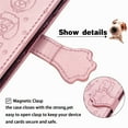 thumbnail image 4 of for Samsung Galaxy A14 5G Case, Premium PU Leather Wallet Case [Cat & Dog & Flowers Embossed] Card Slots Kickstand Magnetic Closure Flip Case Cover for Samsung Galaxy A14 5G 6.6",Rosegold, 4 of 8