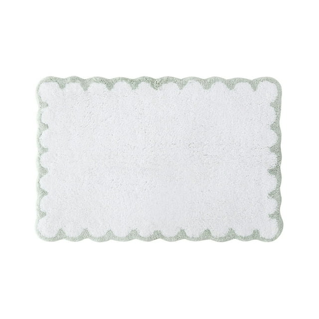 Carpet Scallop Bathroom Rugs Shaped Clean Rugs Provide Enhanced Comfort and Style for Your Home