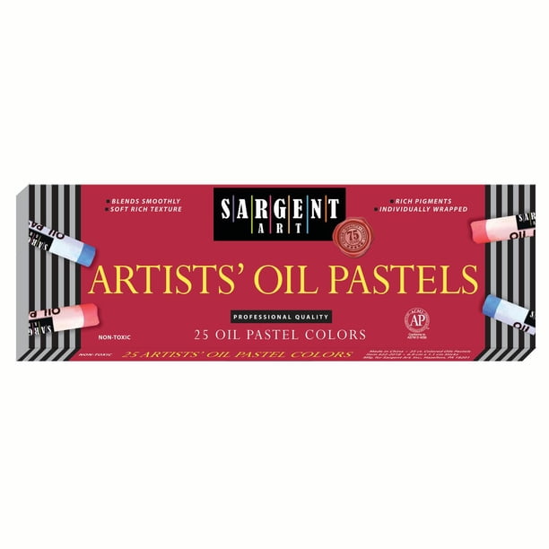 Sargent Art® Artists' Oil Pastels 25 colors per pack, 6 packs