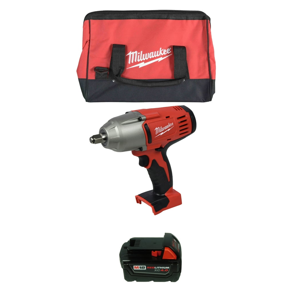 Milwaukee M18 1/2" 18V Cordless Impact Wrench 266320 with 4Ah Battery
