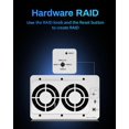 thumbnail image 3 of Gabinete para HDD TERRAMASTER D5-310 de 5 bahías con RAID por hardware USB 3.1, 3 of 9