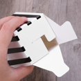 thumbnail image 2 of EeaseCA 30pcs Popcorn Carton Stripe Wave Dot Pattern Chicken Cartons Snack Container for Birthday Parties Baby Shower Graduation (Black), 2 of 7