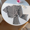 thumbnail image 6 of Ulanda Tween Girls Clothes T-Shirt Top + Pants 2pcs Outfit Set Toddler Teen Girl Spring Summer Clothing, Size 12Months-9 Years (Black, 6-7 Years), 6 of 6
