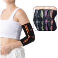 thumbnail image 2 of Elbow brace, tennis elbow compression brace, elbow support, sports injuries, rehabilitation, 2 of 4