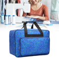 thumbnail image 3 of Langgg Multi-Function Sewing Machine Storage Bag Dust Cover Sewing Machine Handbag Handbag Holder Storage Pocket Sewing Blue, 3 of 8