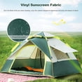 thumbnail image 2 of 4 Person Camping Tent, Instant Easy Pop Up Tents for Camping, Automatic Waterproof Family Camping Tent, Easy Set Up Tent, Portable Windproof Dome Tent for Camping Hiking & Traveling, 2 of 12