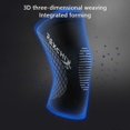 thumbnail image 2 of HX03 1 Pair Sports Protective Knee Pad 3D Weaving Elastic Running Fitness Knee Guard Sleeve - Black, 2 of 5