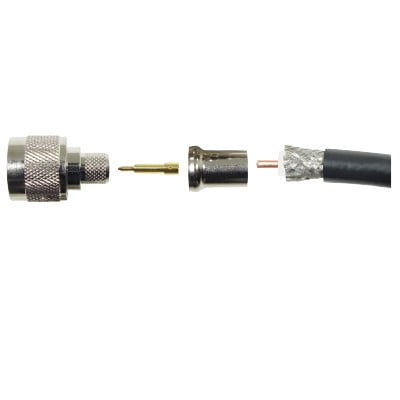 Wilson N male crimp for 9913 cable - 971109