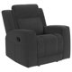 thumbnail image 1 of Brentwood Tapizado Reclinable Silla Oscuro Carbón, 1 of 3