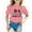 Pink, variant on XDZJLR Toddler Girls T Shirt Kids Hot Summer Print Cute Easter Print Short Sleeve Crewneck Casual Clothes 7-8 Years