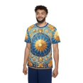 thumbnail image 2 of 9-Card Deck Graphic T-Shirt, Art Design Poly Shirt, All Over Print Graphic Tee, Playing Cards T-Shirt, Playing Cards Tees, 2 of 12