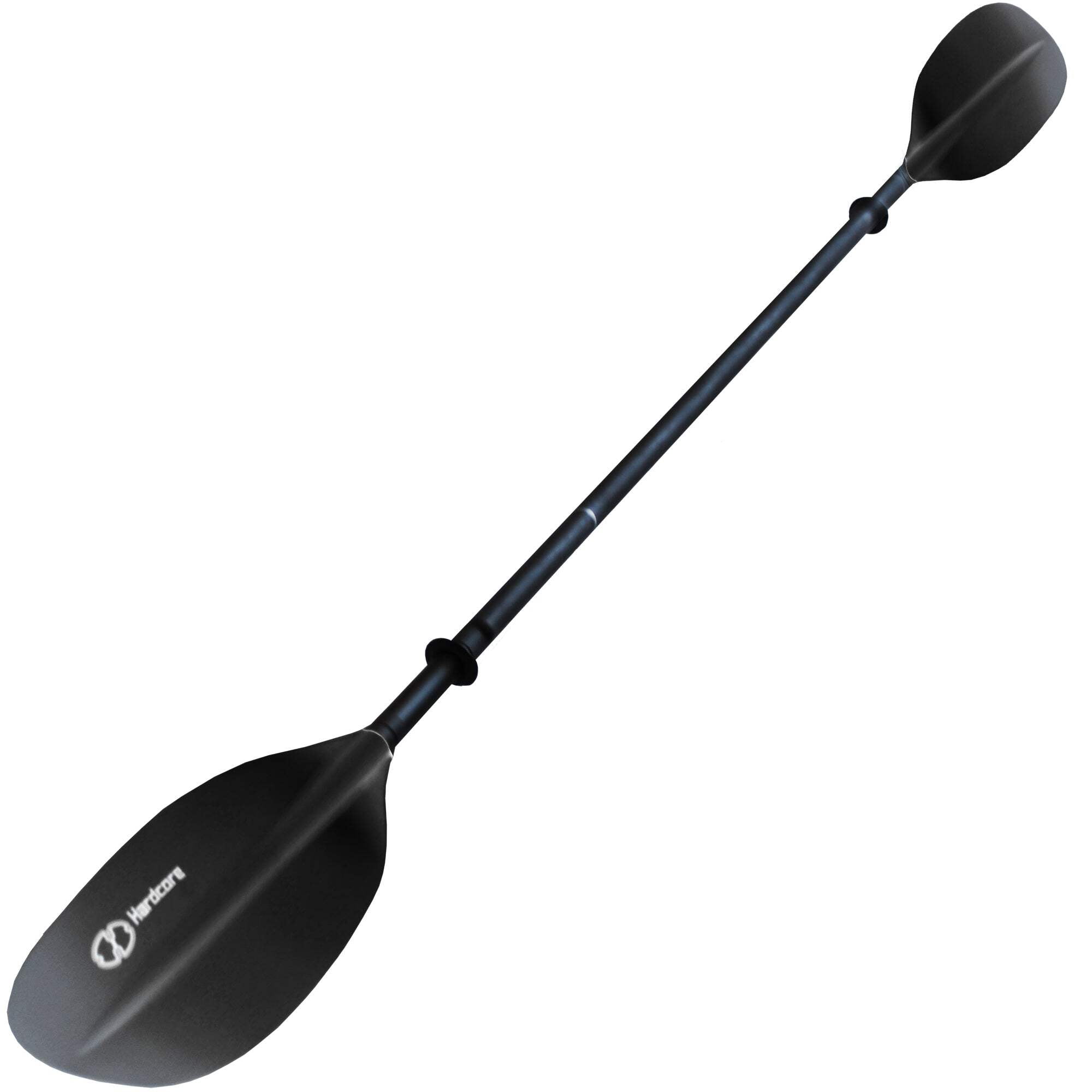 Hardcore Water Sports 175 Cm. Kayak Paddle Curved Blade 2-pc with Aluminum Shaft (Yellow)