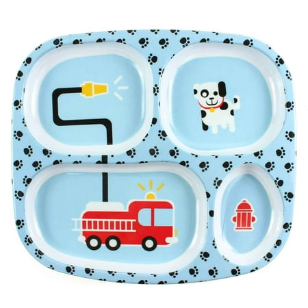 Bumkins Kids Divided Tray Plate