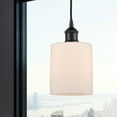 thumbnail image 4 of 616-1P-BK-G111-Innovations Lighting-Cobbleskill - 1 Light Mini Pendant In Industrial Style-9.75 Inches Tall and 5 Inches Wide-Matte Black Finish-Matte, 4 of 7
