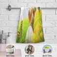 thumbnail image 4 of Coolnut Cool Easter Rabbit Eggs Hand Towels 2 PCS, Butterfly Flowers Kitchen Towel Ultra Soft and Highly Absorbent,Decorative Fingertip Face Towel for Bathroom Hotel, 28.3"x14.4", 4 of 5