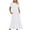 White, variant on Patlollav Trendy Dresses for Womens Summer Crewneck Casual Flowy Tiered Maxi Beach Dresses With Pockets