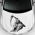 thumbnail image 3 of S SERENABLE Fashion Cool Pattern Car Sticker Halloween Decal for Auto Cars Trucks Black, 3 of 8