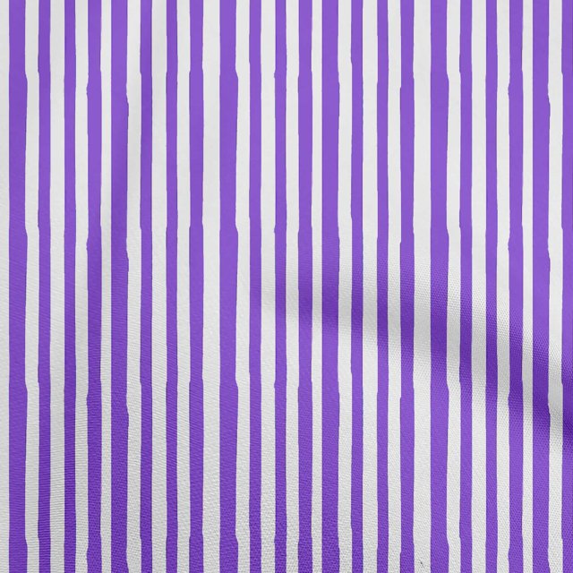 oneOone Velvet Violet Fabric Stripes Fabric For Sewing Printed Craft Fabric By The Yard 58 Inch Wide
