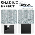 thumbnail image 3 of Superior Leaves Blackout Curtain Panel, 6 Grommets, Set of 2, 42" W x 96" L, Teal, 3 of 7