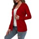thumbnail image 3 of Puntoco Chaqueta De Mujer Cárdigan De Frente Abierto Chaqueta Entallada Casual Oficina Recortada Blazers Liquidación De Navidad Puntoco Puntoco-3603, 3 of 8
